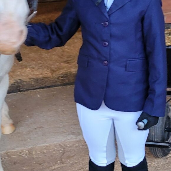 Tuff Rider Girls Show Jacket size 10 - Picture 2 of 3